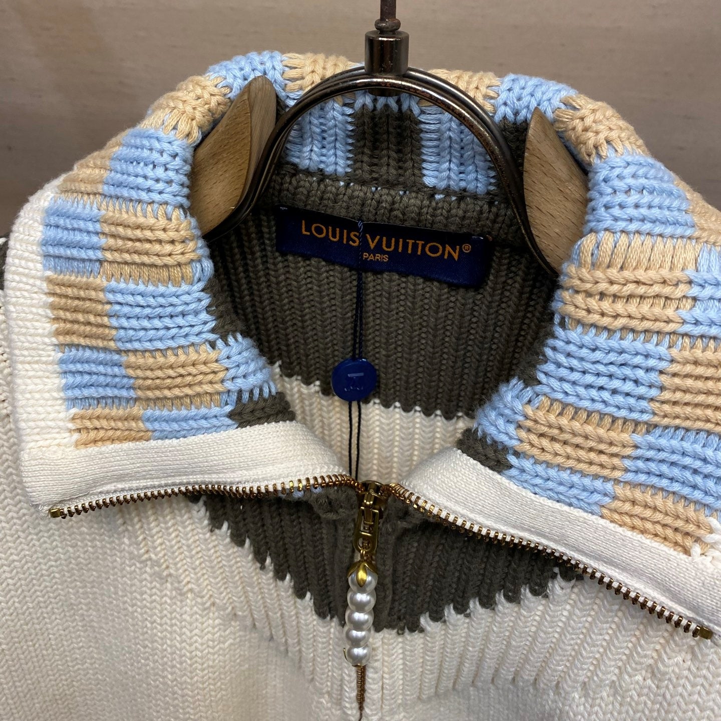 블록 칼라 가디건 (block collar cardigan)