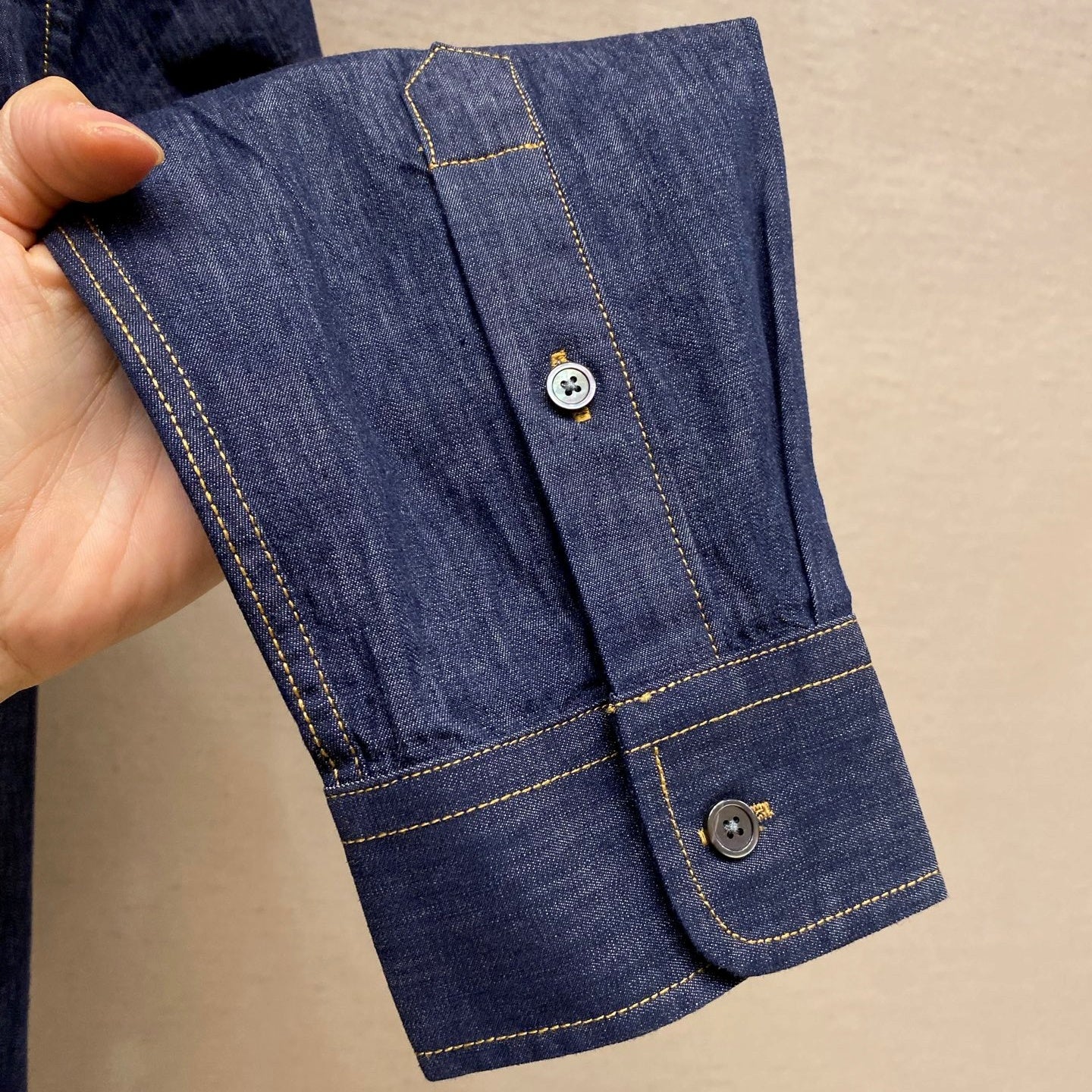 하트로고 데님셔츠 (Heart Logo Denim Shirt)