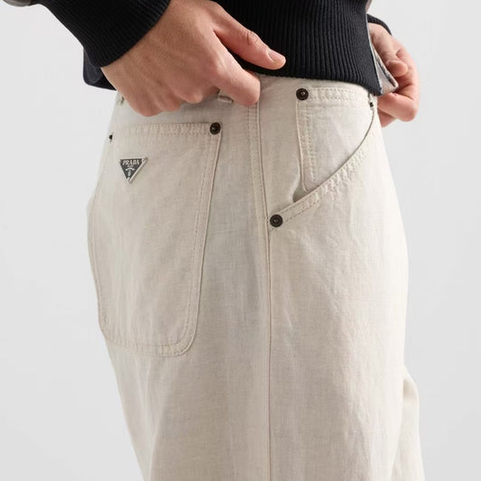 린넨 포켓팬츠 (Linen pocket pants)