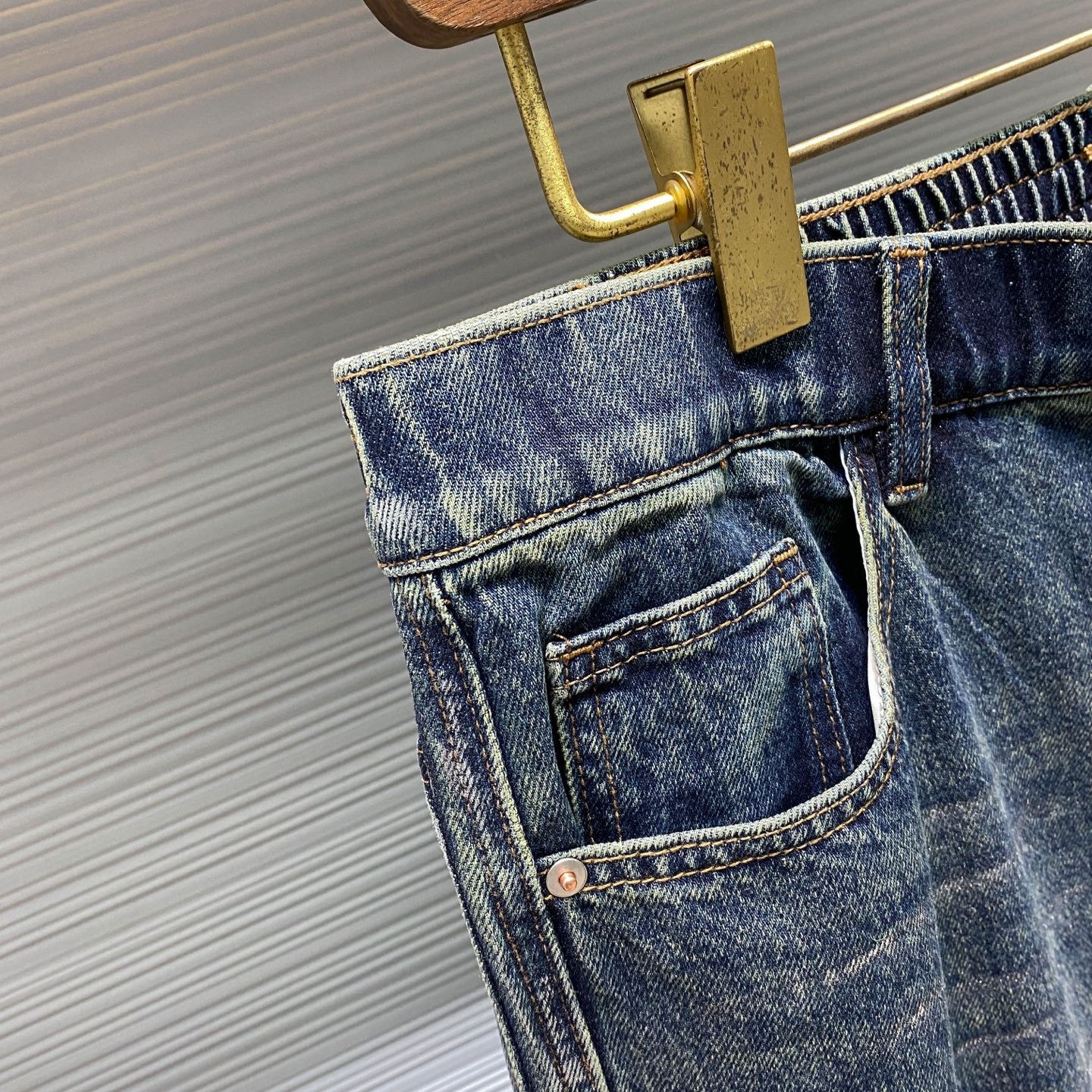스탬프 청바지 (stamp jeans)
