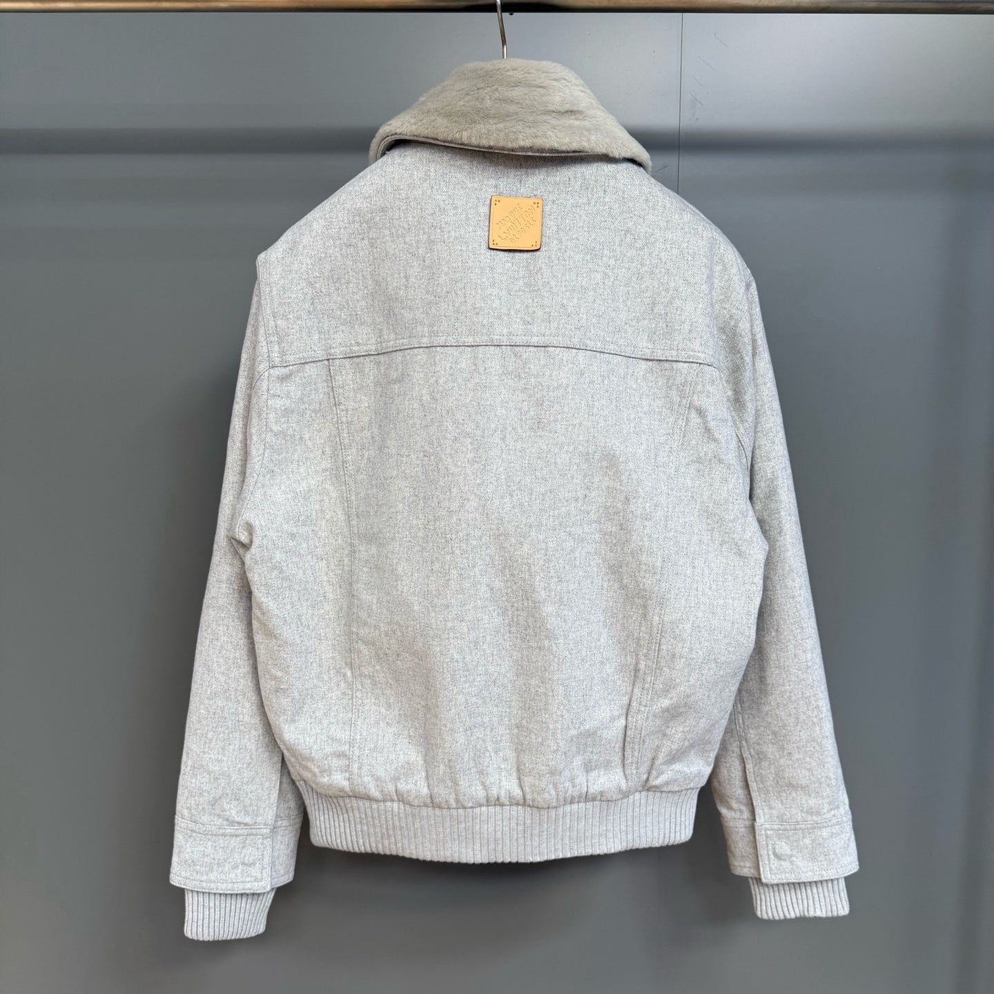 울 퍼칼라 자켓 (Wool fur collar jacket)