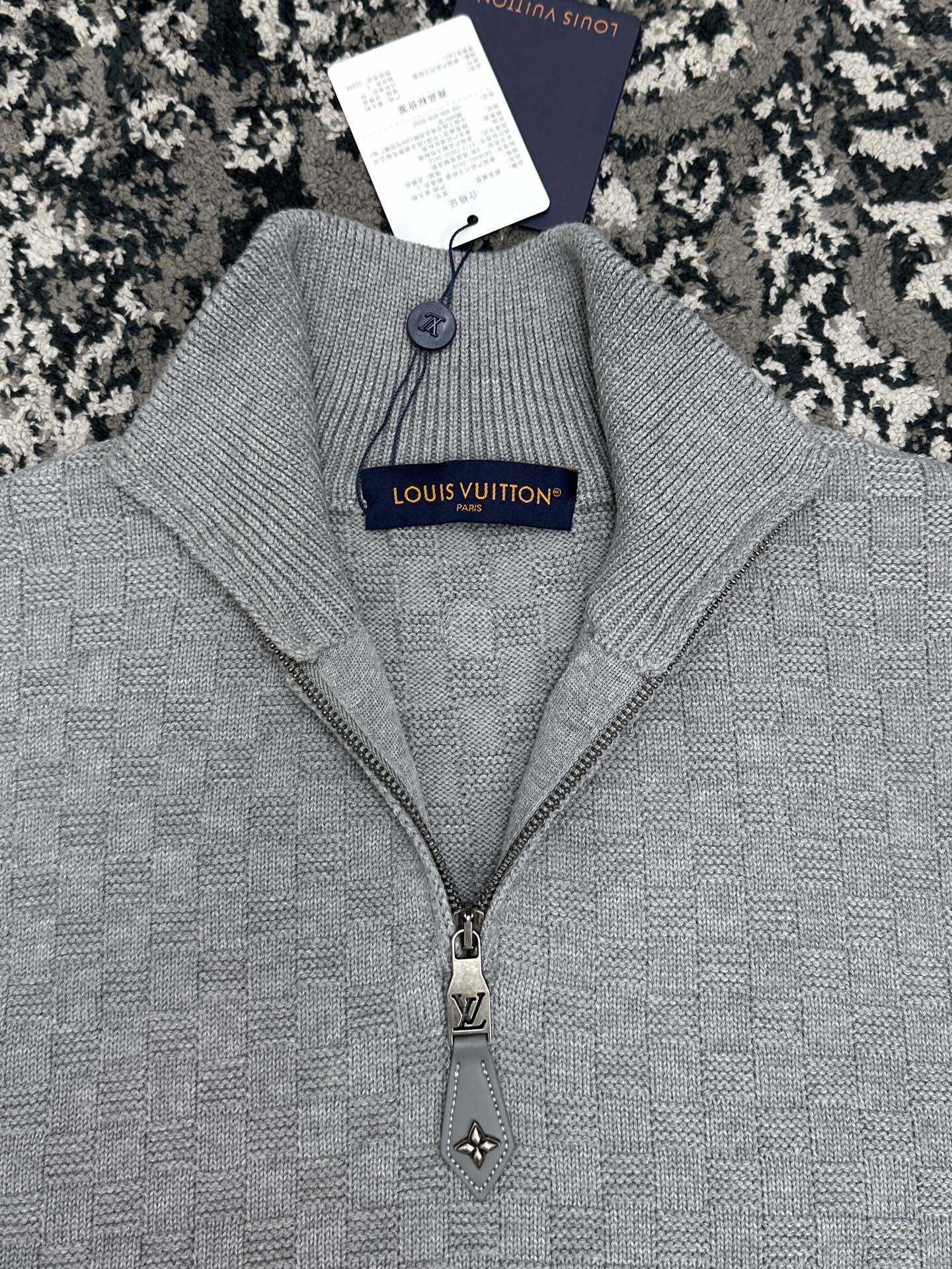 미니다미에 니트티 (Mini Damier knit sweater)