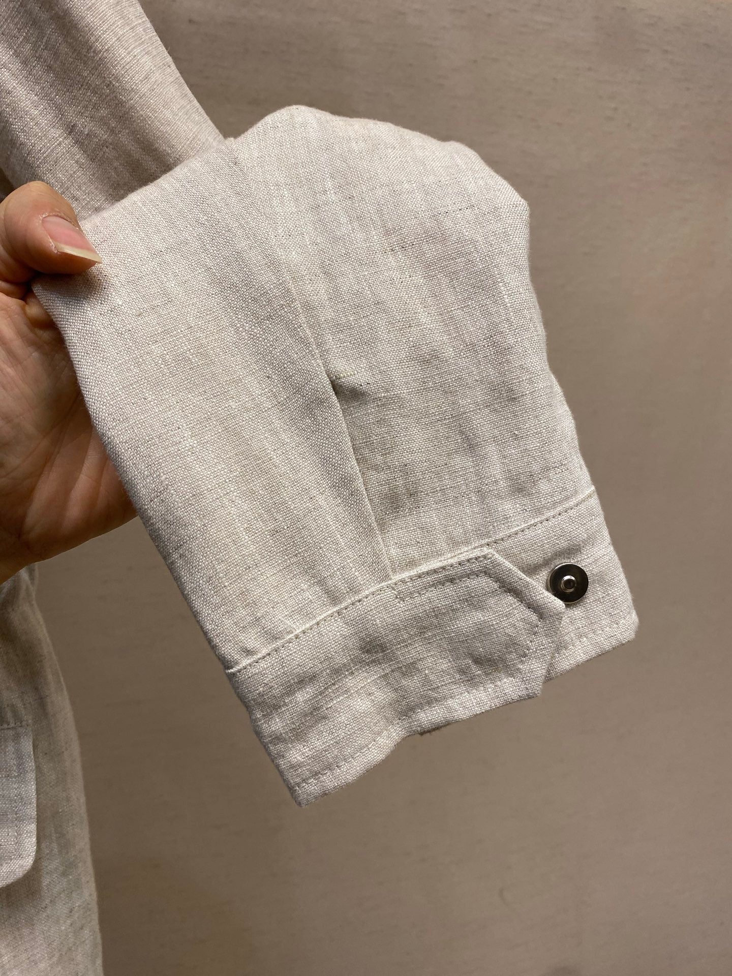 린넨 셔츠 재킷 (Linen shirt jacket)