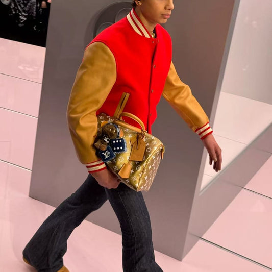 콘트라스트 야구점퍼 (Contrast baseball jumper)