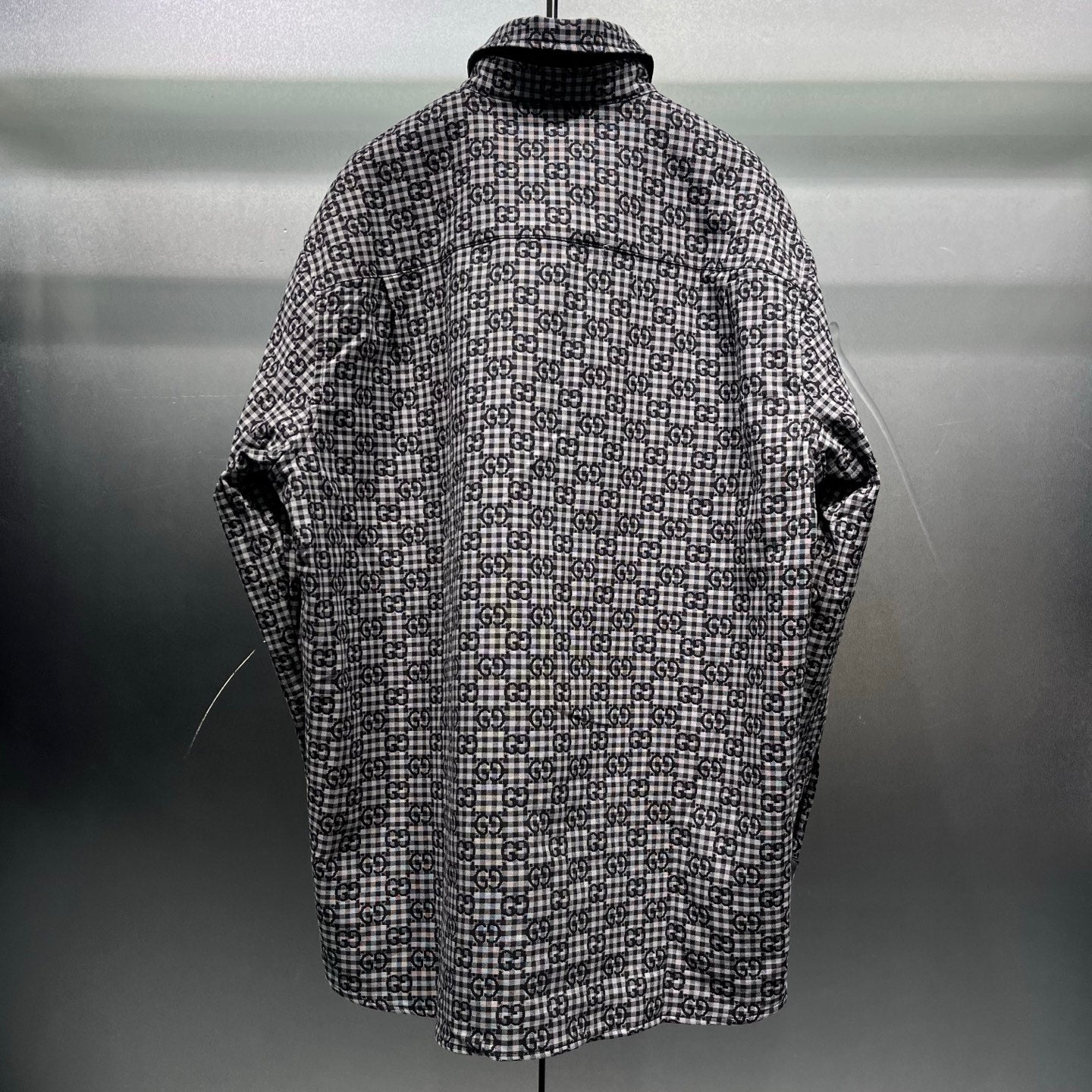 자카드 로고 셔츠 (jacquard logo shirt)