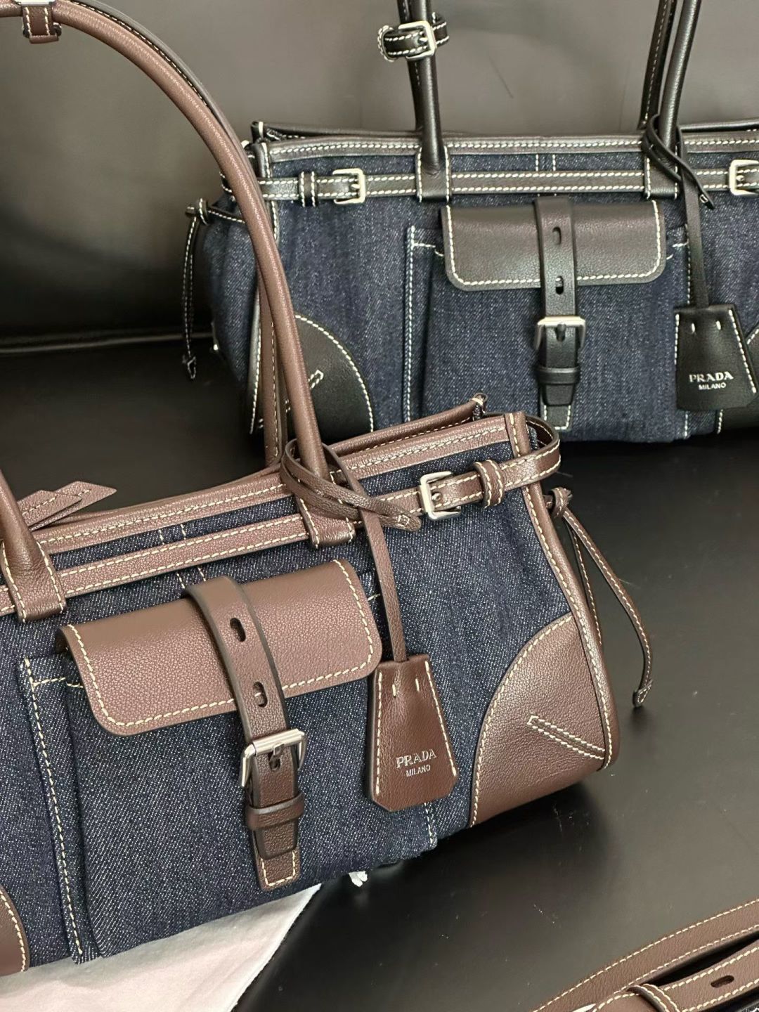 보니 데님 핸드백 (Bonnie Denim Handbag)