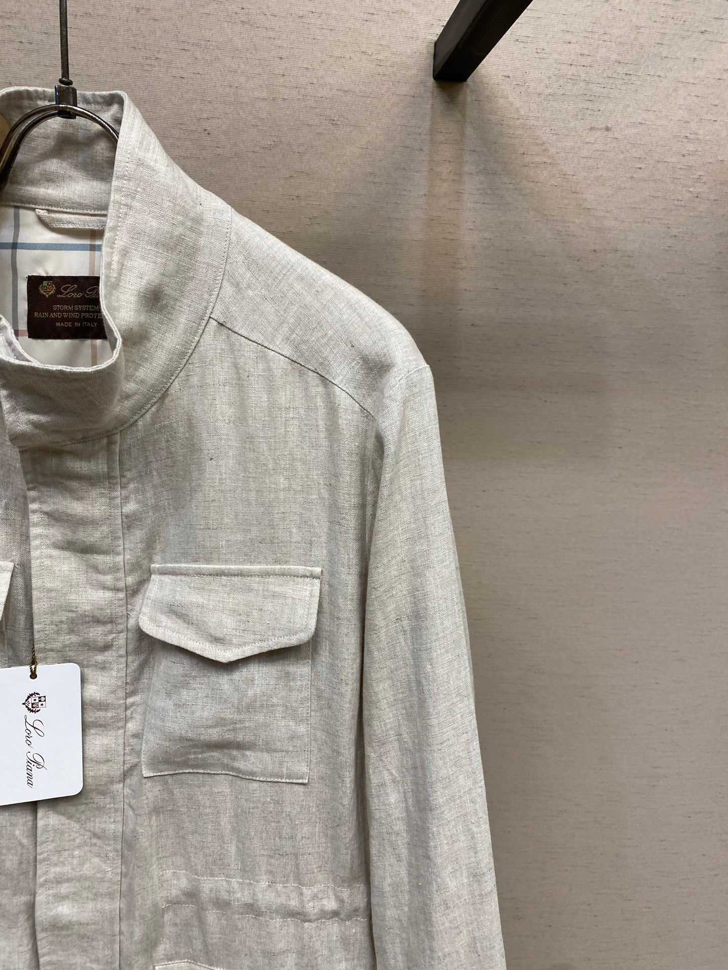 린넨 셔츠 재킷 (Linen shirt jacket)