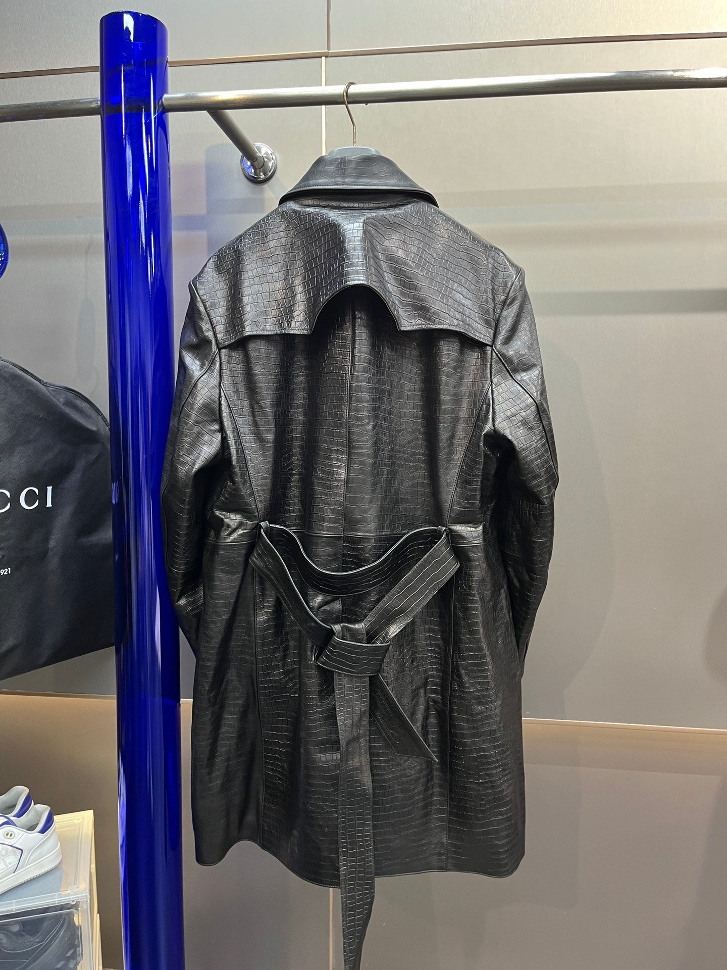 양가죽 트렌치 (sheepskin trench)