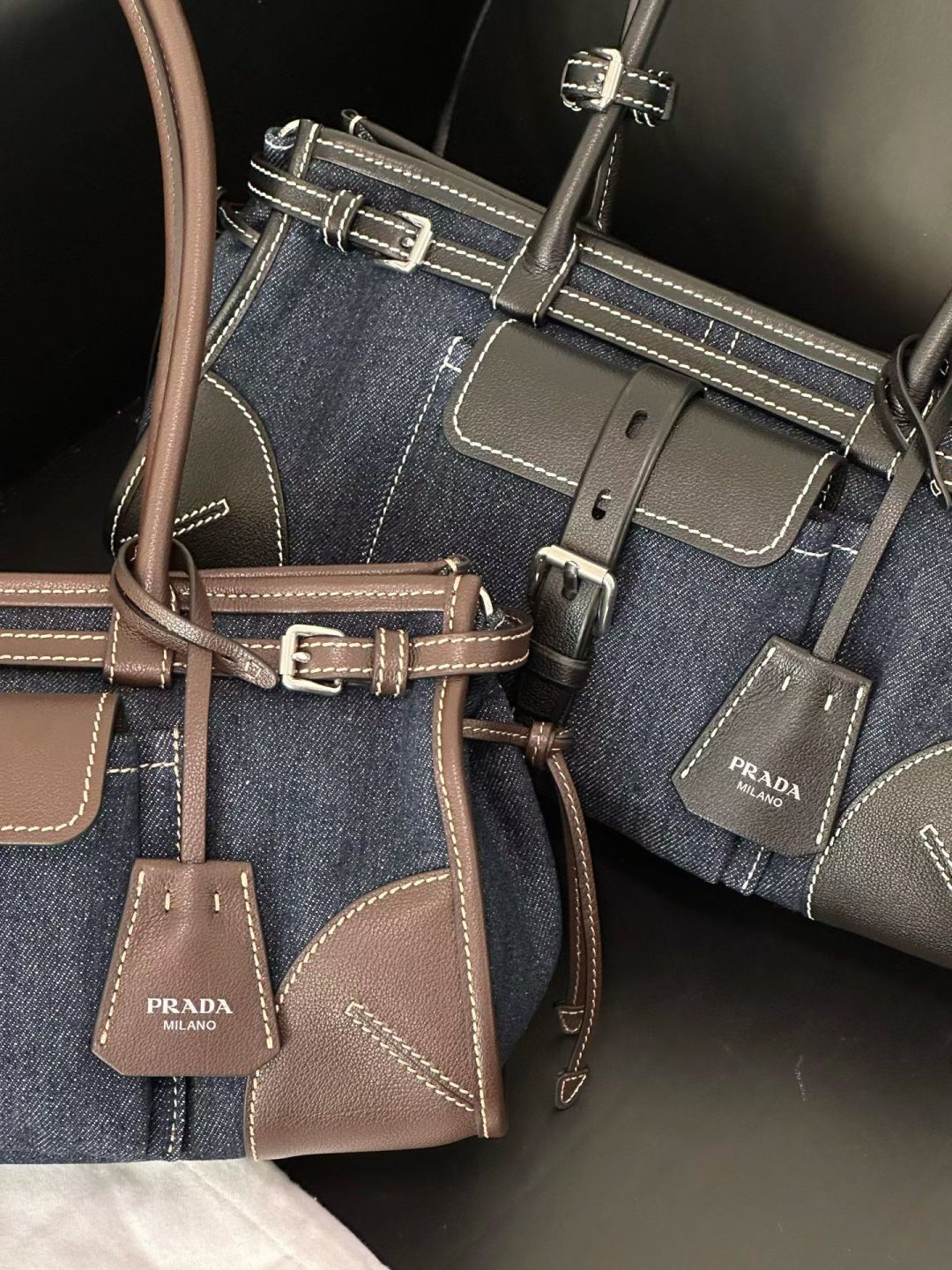 보니 데님 핸드백 (Bonnie Denim Handbag)