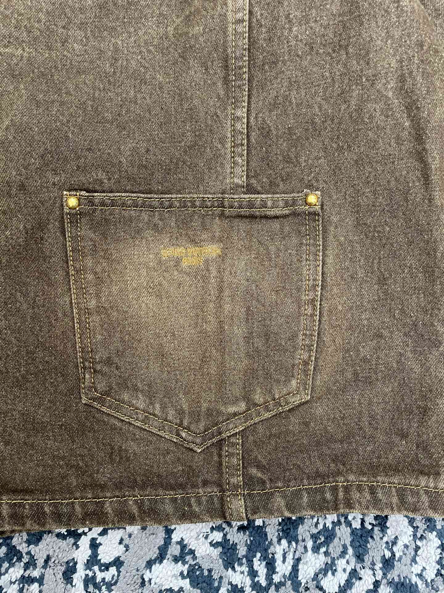 브론즈 데님 재킷, 청바지 (Bronze denim jacket, jeans)