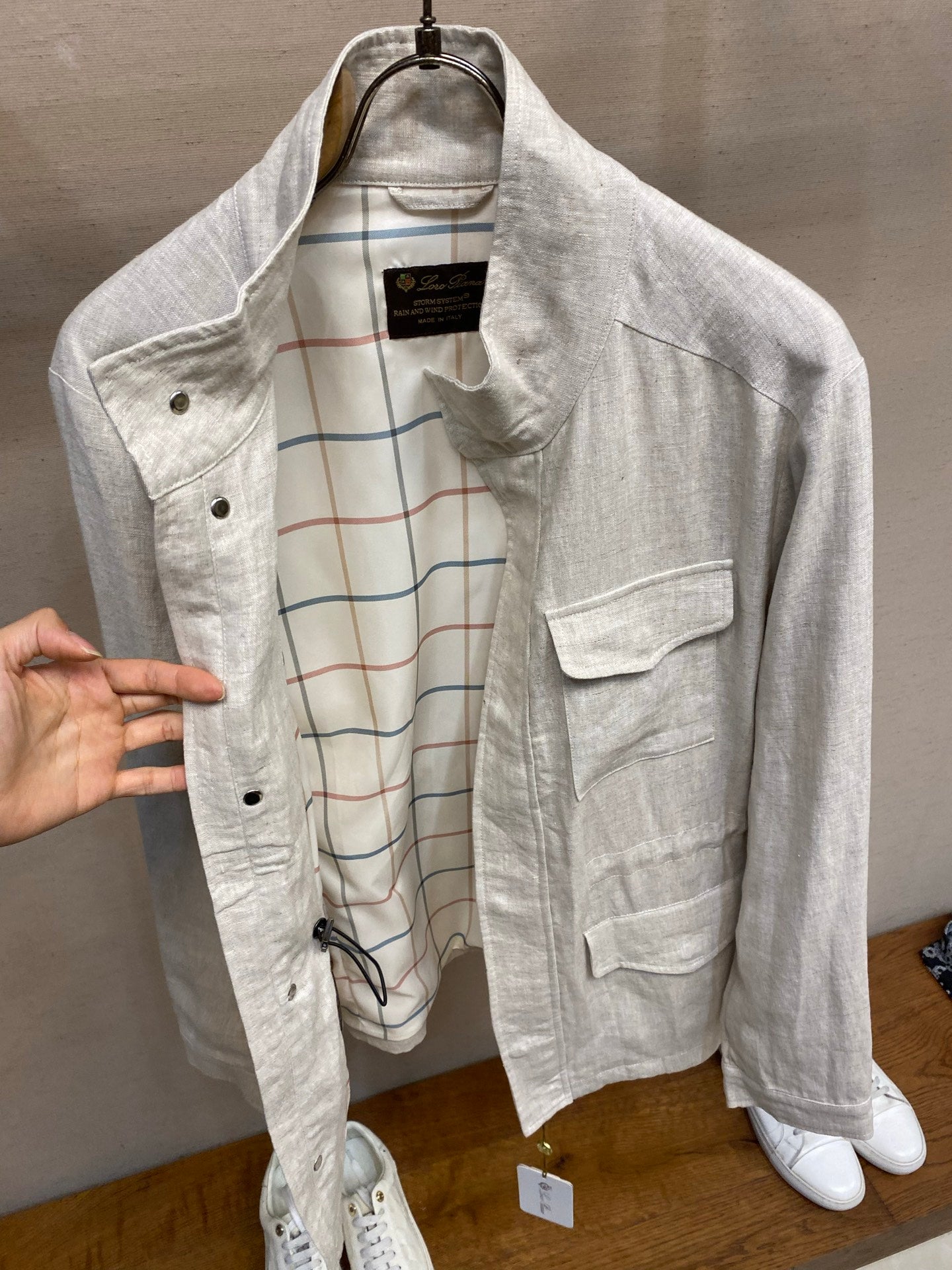 린넨 셔츠 재킷 (Linen shirt jacket)