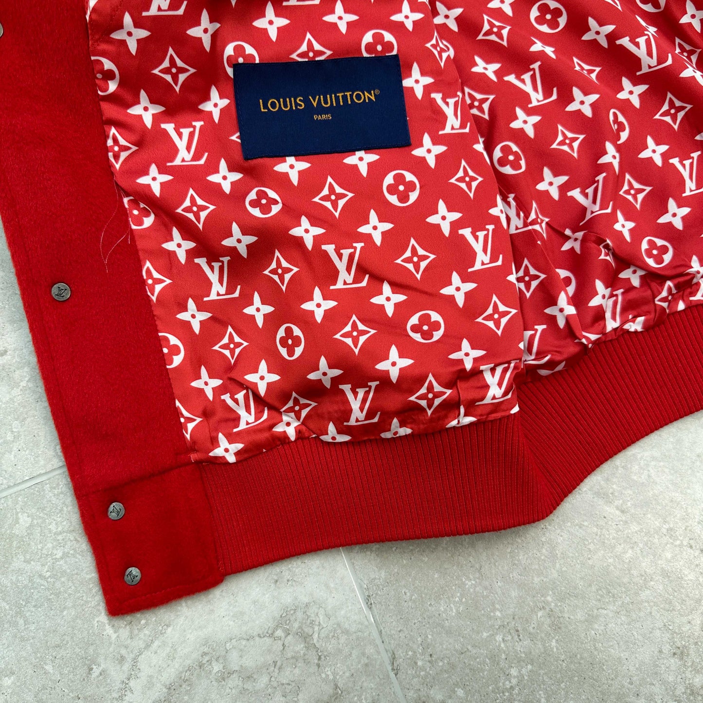 콘트라스트 야구점퍼 (Contrast baseball jumper)