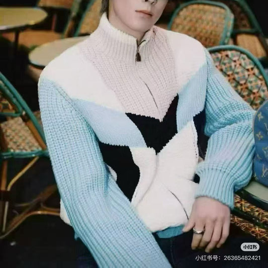 헤디 패치워크 니트자켓 (Hedy Patchwork Knit Jacket)