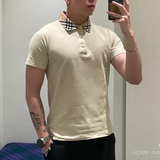 라펠 클래식 티셔츠 (lapel classic t-shirt)