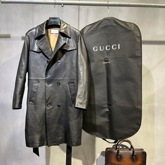 램스킨 트렌치 코트 (Lambskin trench coat)