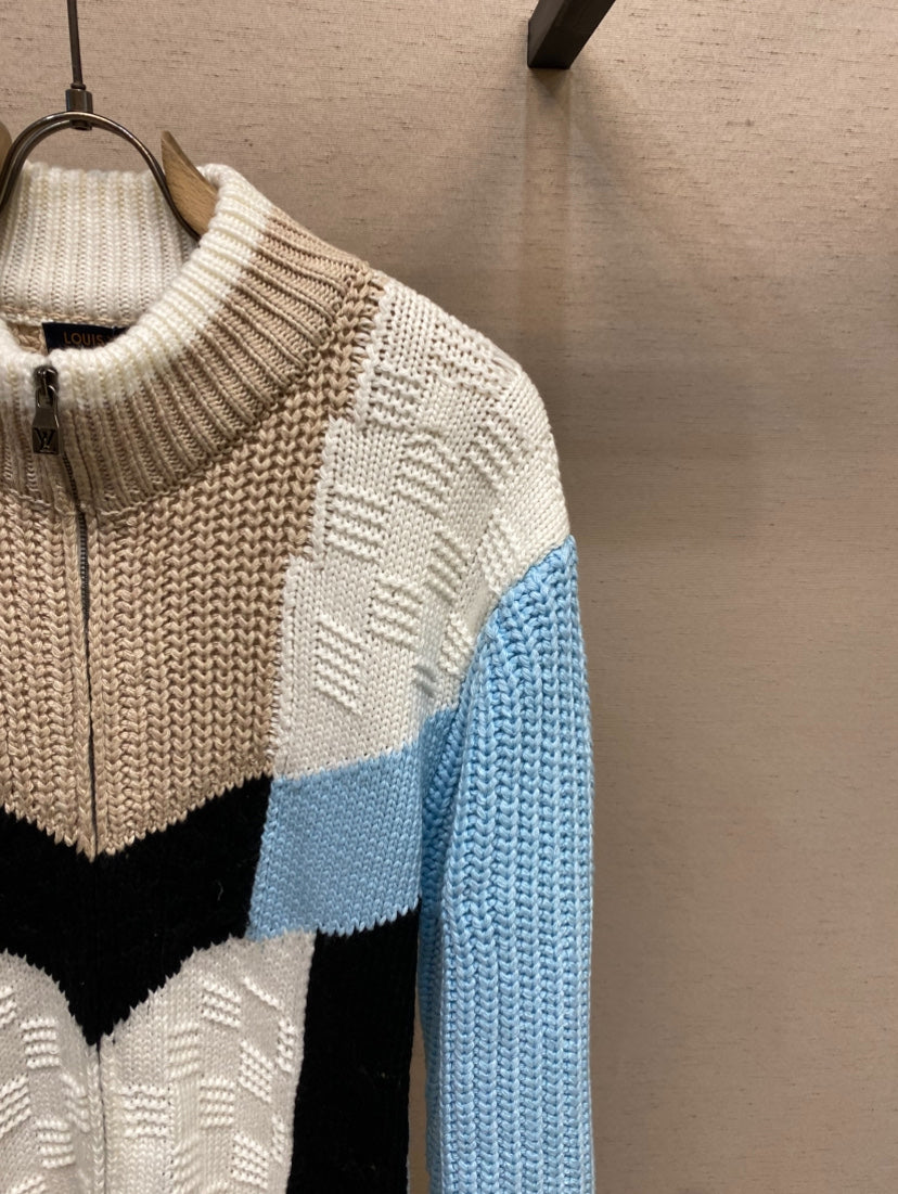 헤디 패치워크 니트자켓 (Hedy Patchwork Knit Jacket)