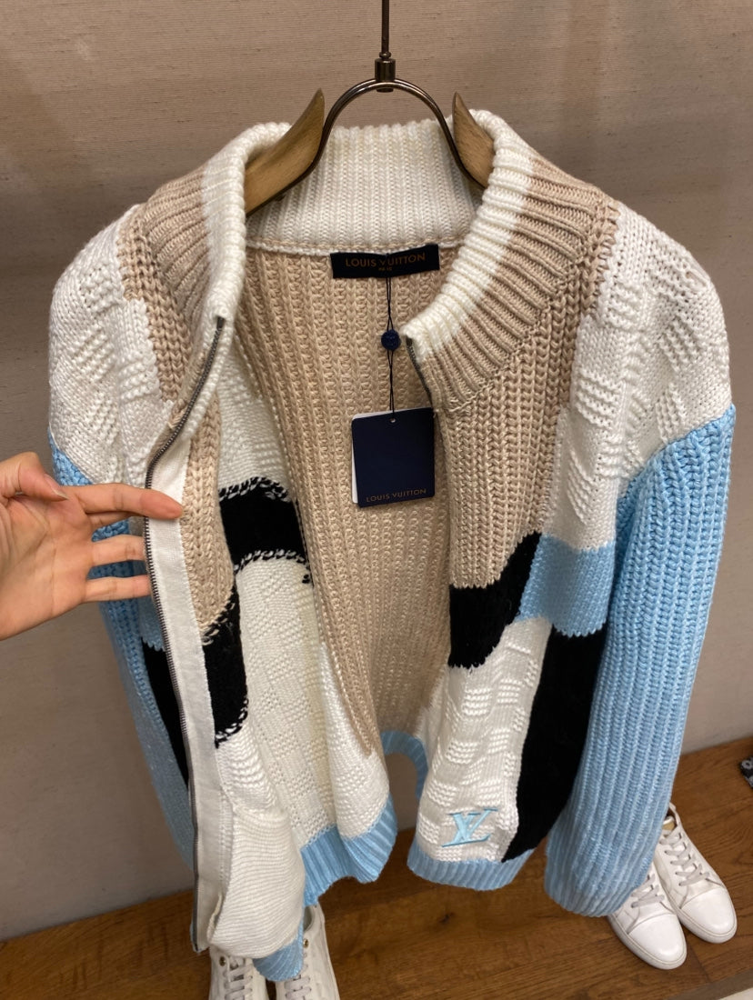 헤디 패치워크 니트자켓 (Hedy Patchwork Knit Jacket)