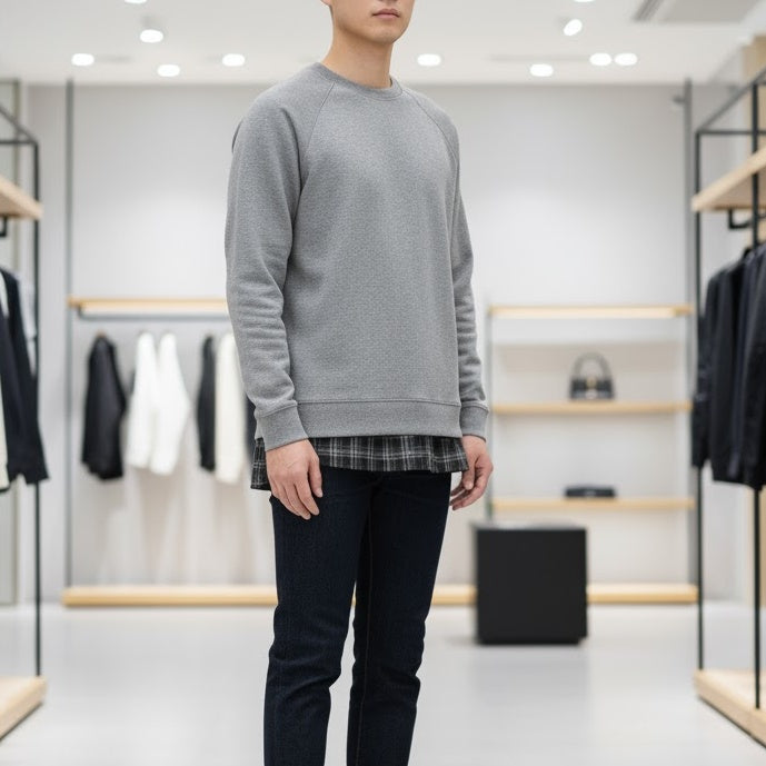 울 블렌드티셔츠 (Wool blend t-shirt)