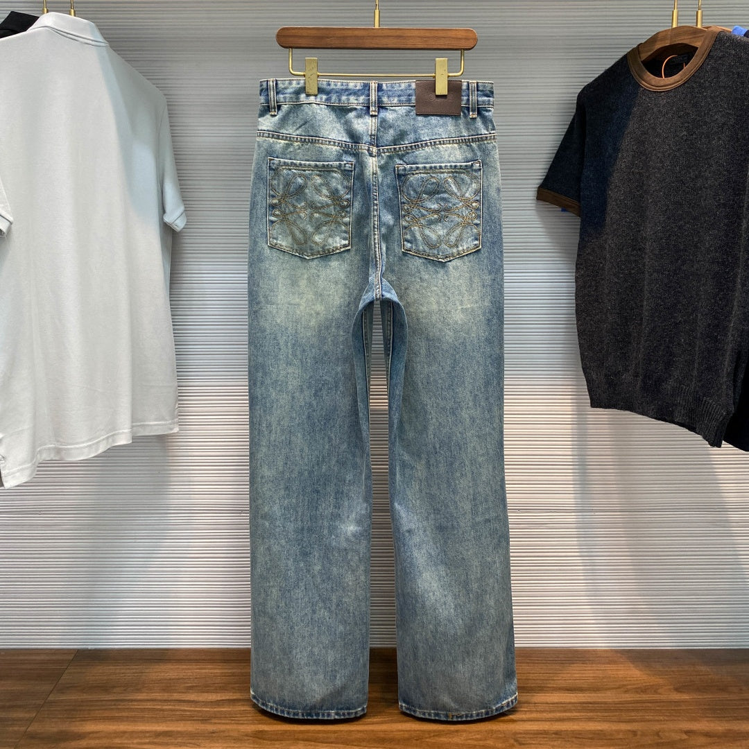 인디고 워싱 청바지 (Indigo washed jeans)