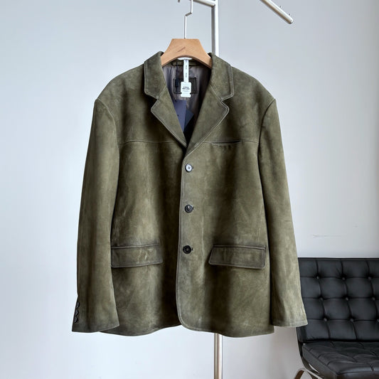 봄버 양가죽 자켓 (Bomber sheepskin jacket)