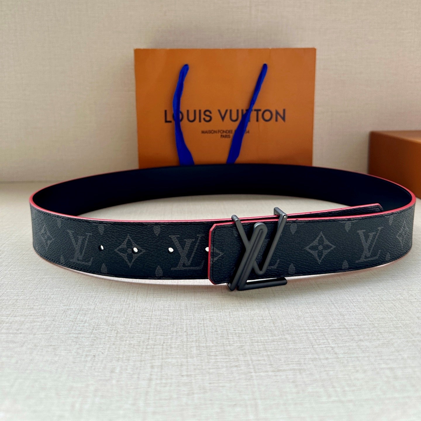 다미에 벨트 (damier belt)