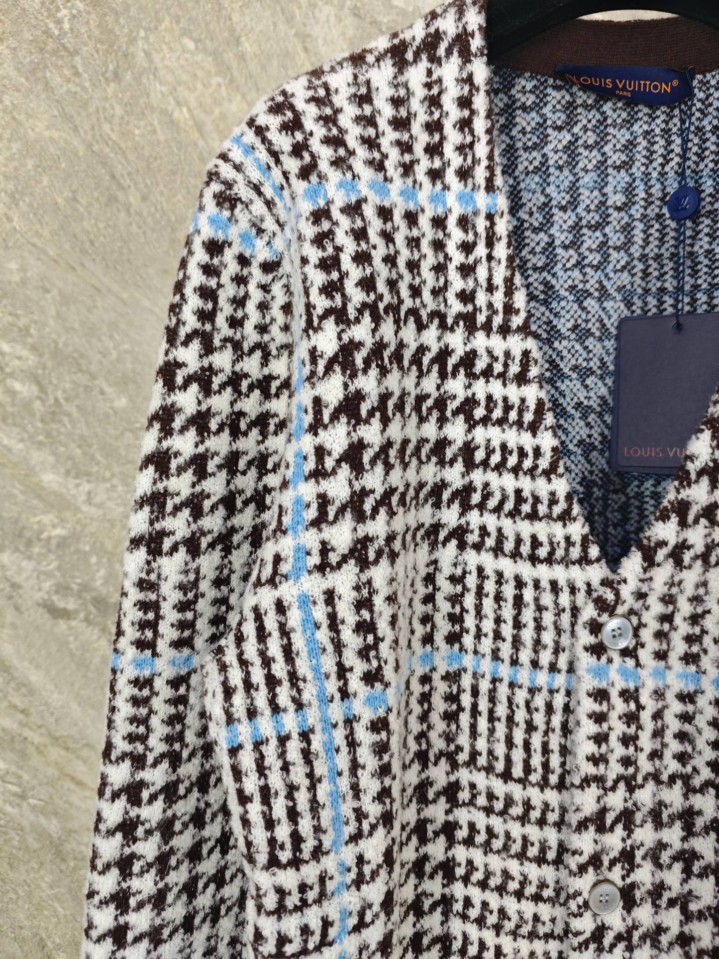 하운드투스 가디건 (houndstooth cardigan)