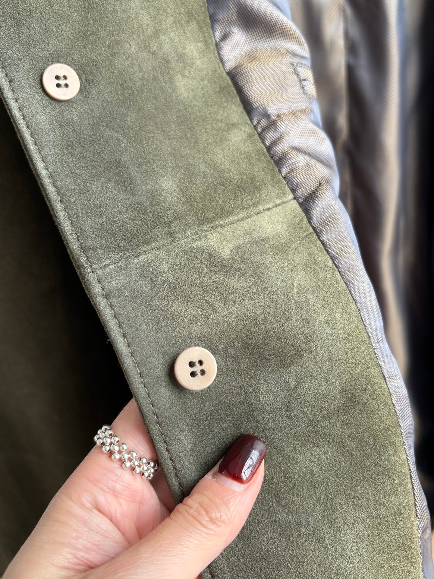 봄버 양가죽 자켓 (Bomber sheepskin jacket)
