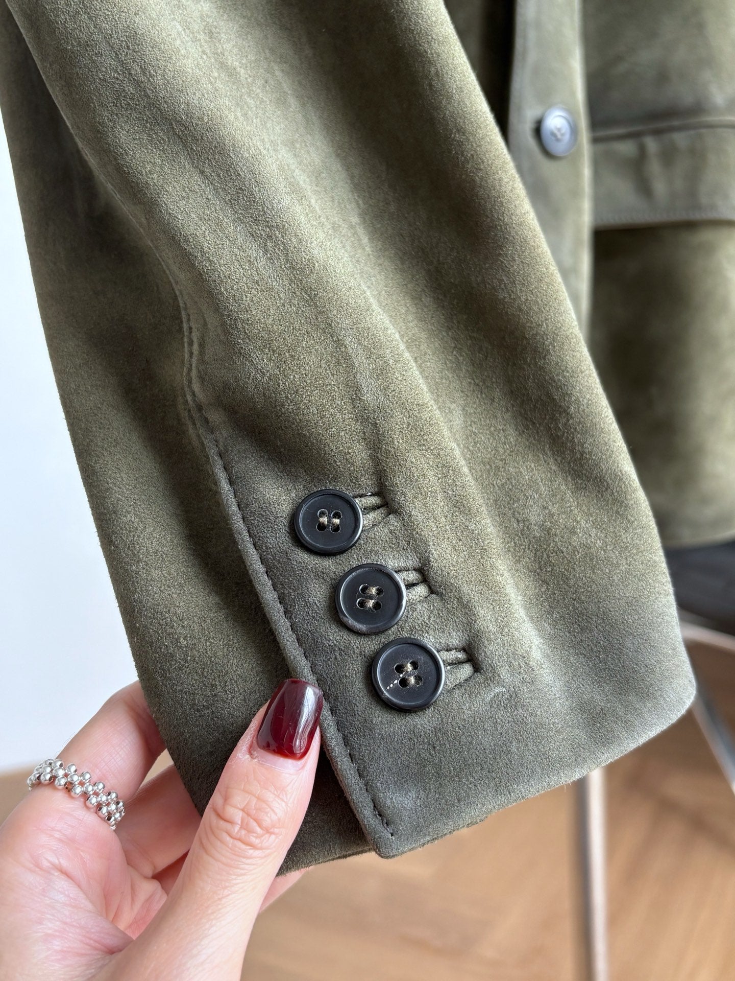 봄버 양가죽 자켓 (Bomber sheepskin jacket)