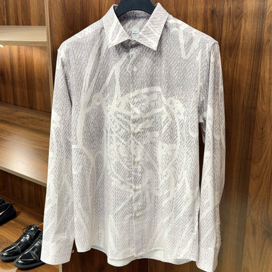 스퀘어 린넨셔츠 (Square linen shirt)