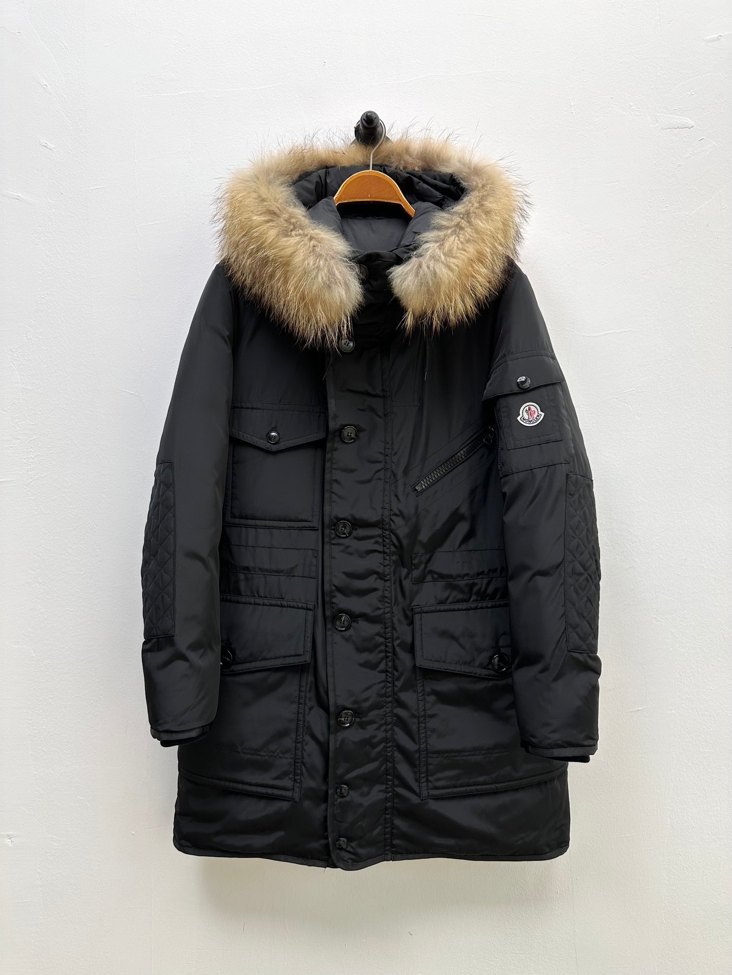 퍼 칼라 롱패딩 (Fur collar long padding)