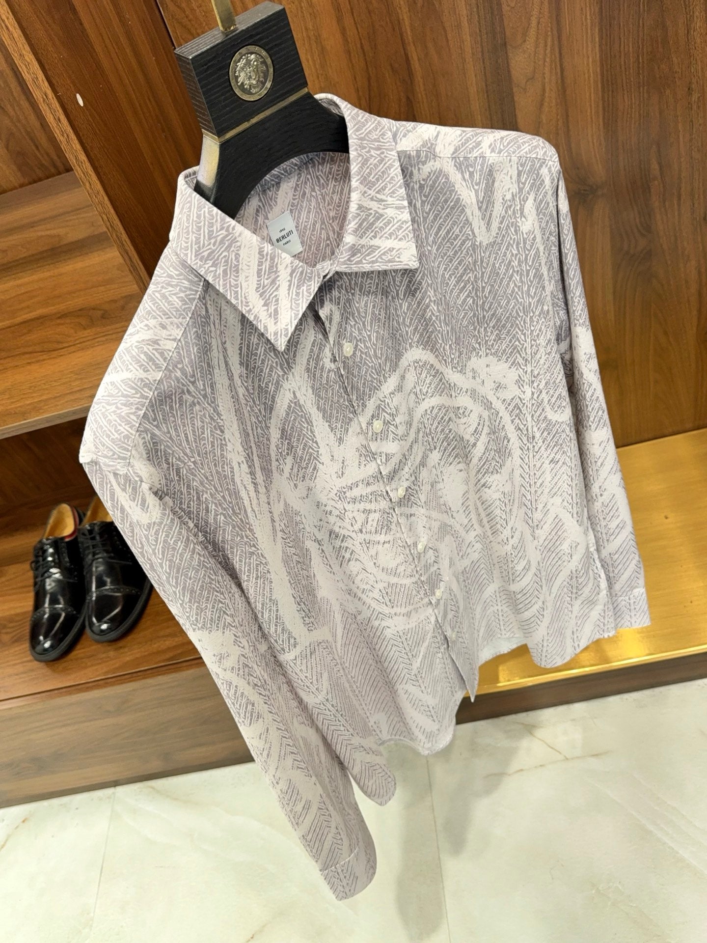 스퀘어 린넨셔츠 (Square linen shirt)