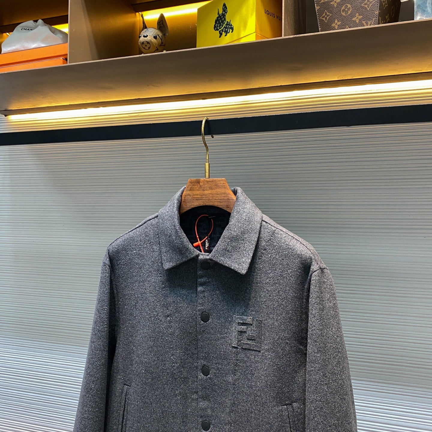 라미네이트 블루종 (Laminated blue jean)