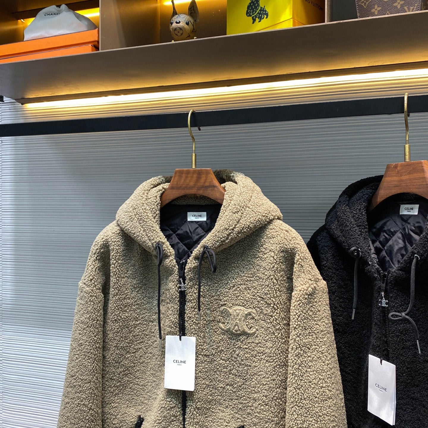 램스울 퀼팅 후리스점퍼 (Lambswool quilted fleece jumper)