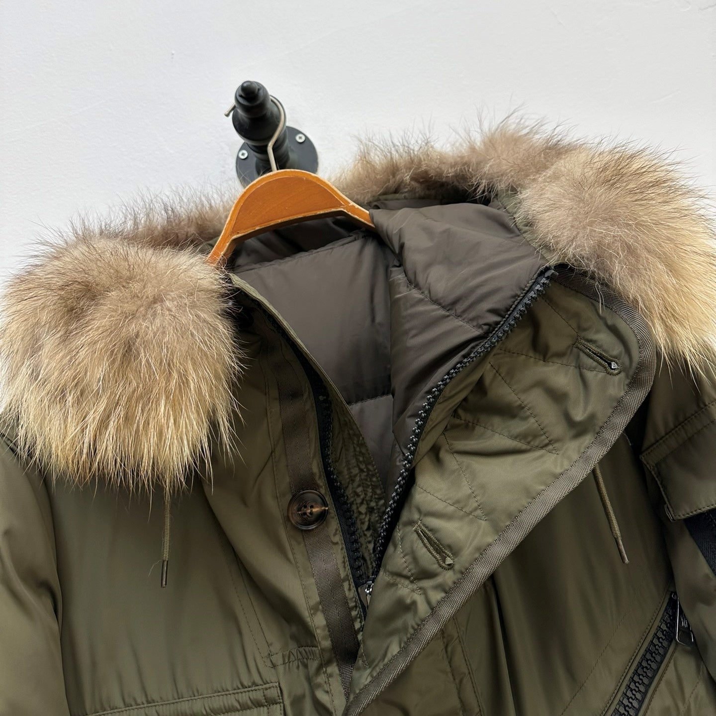퍼 칼라 롱패딩 (Fur collar long padding)