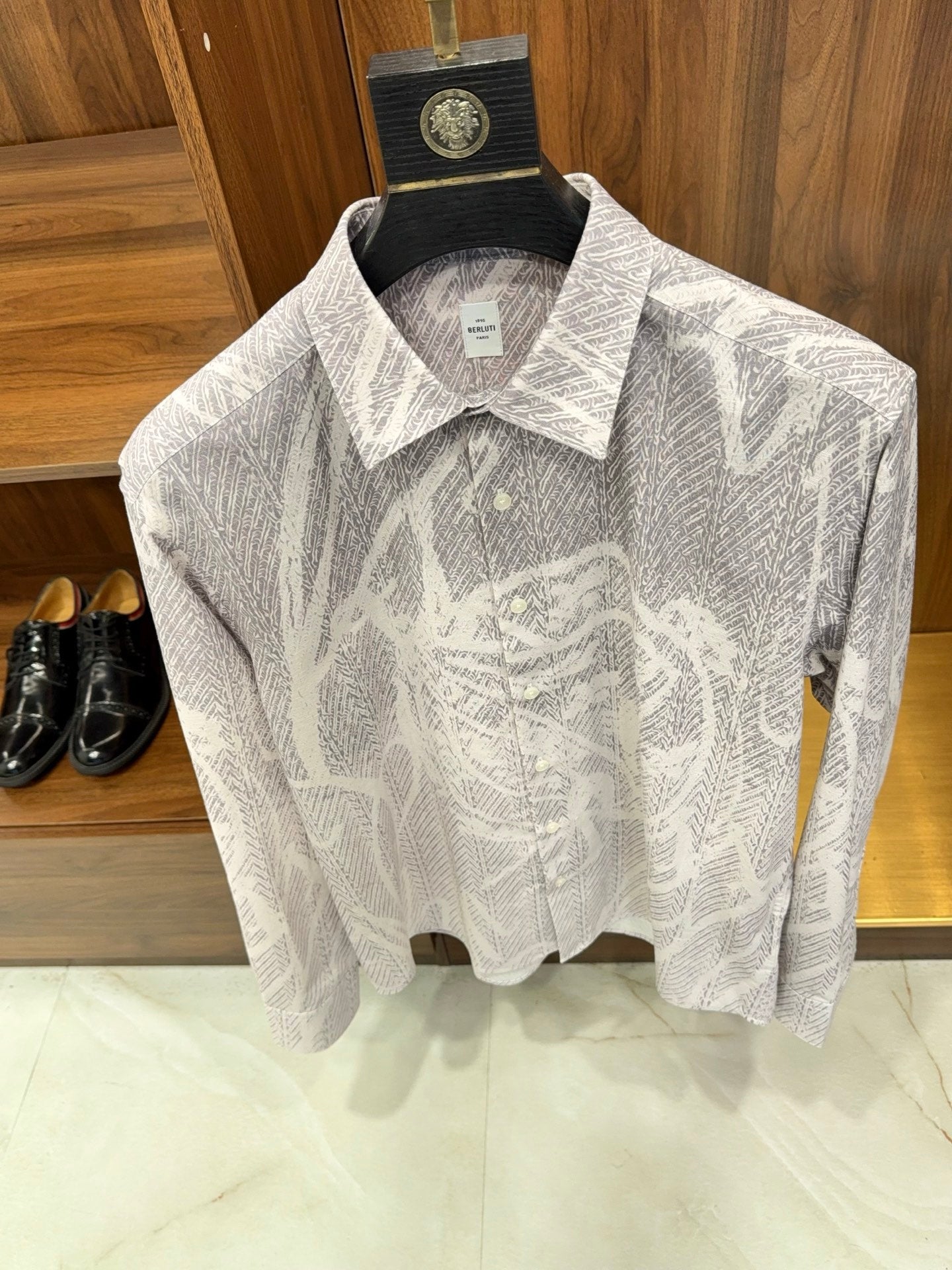 스퀘어 린넨셔츠 (Square linen shirt)