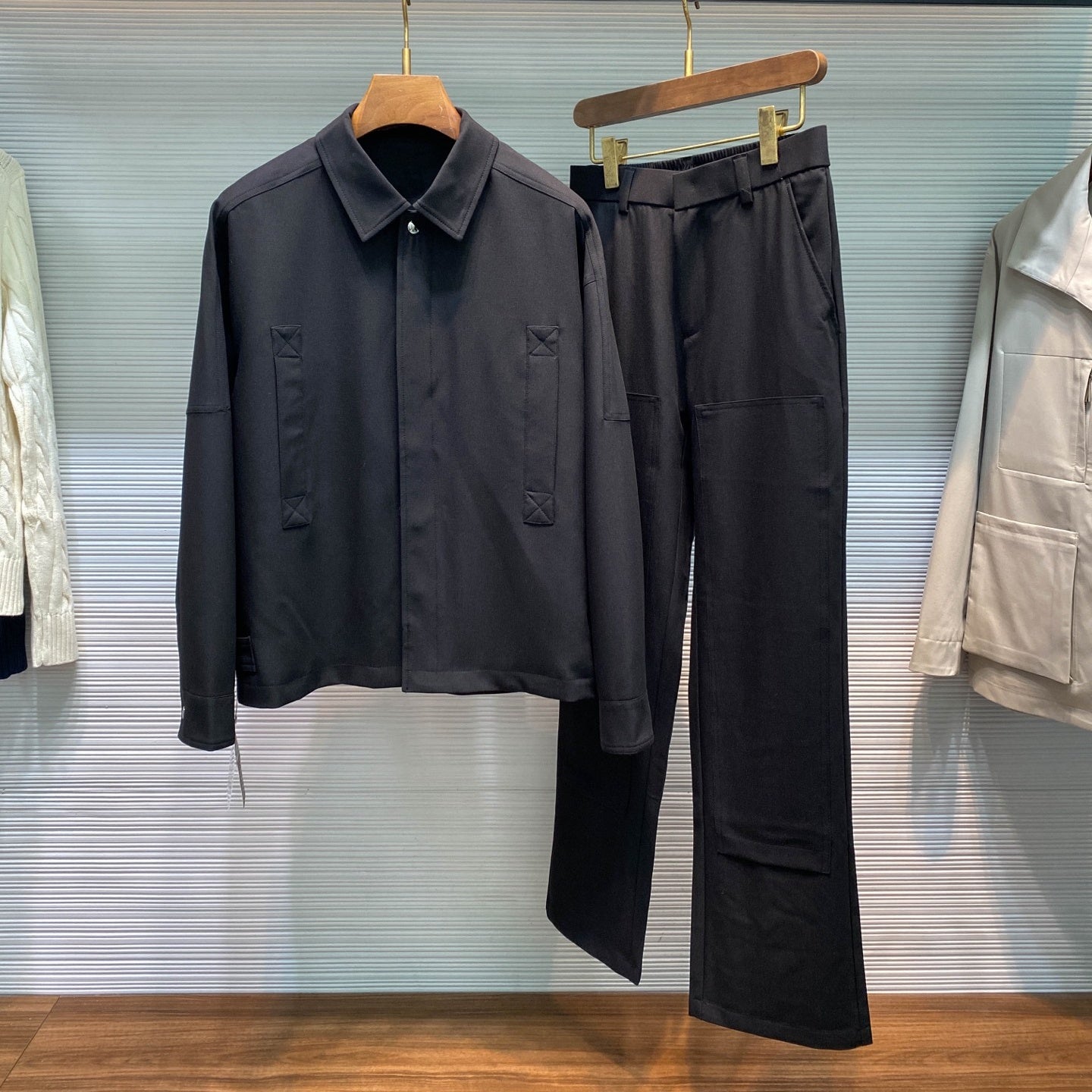 라이오셀 솔리드 수트 (Lyocell solid suit)