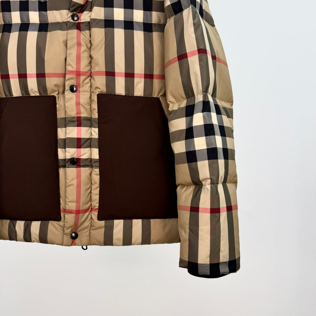 플레이드 패딩 (plaid padding)