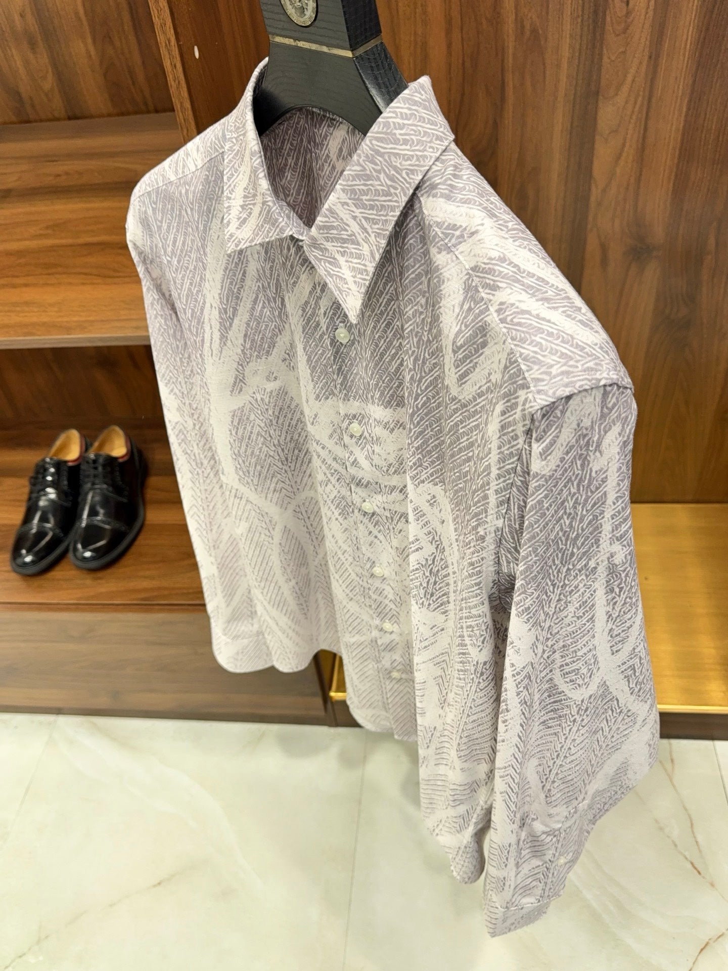 스퀘어 린넨셔츠 (Square linen shirt)