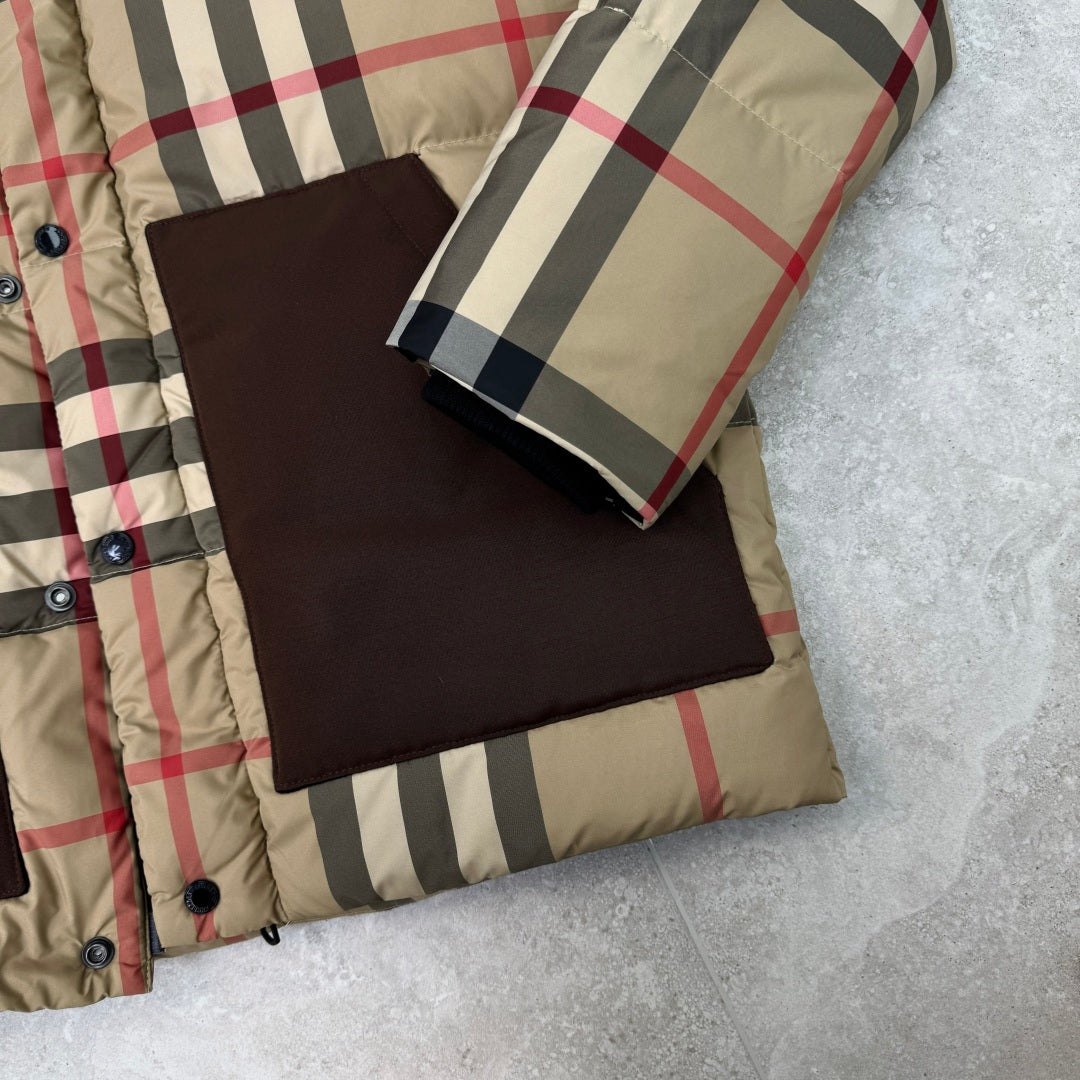 플레이드 패딩 (plaid padding)