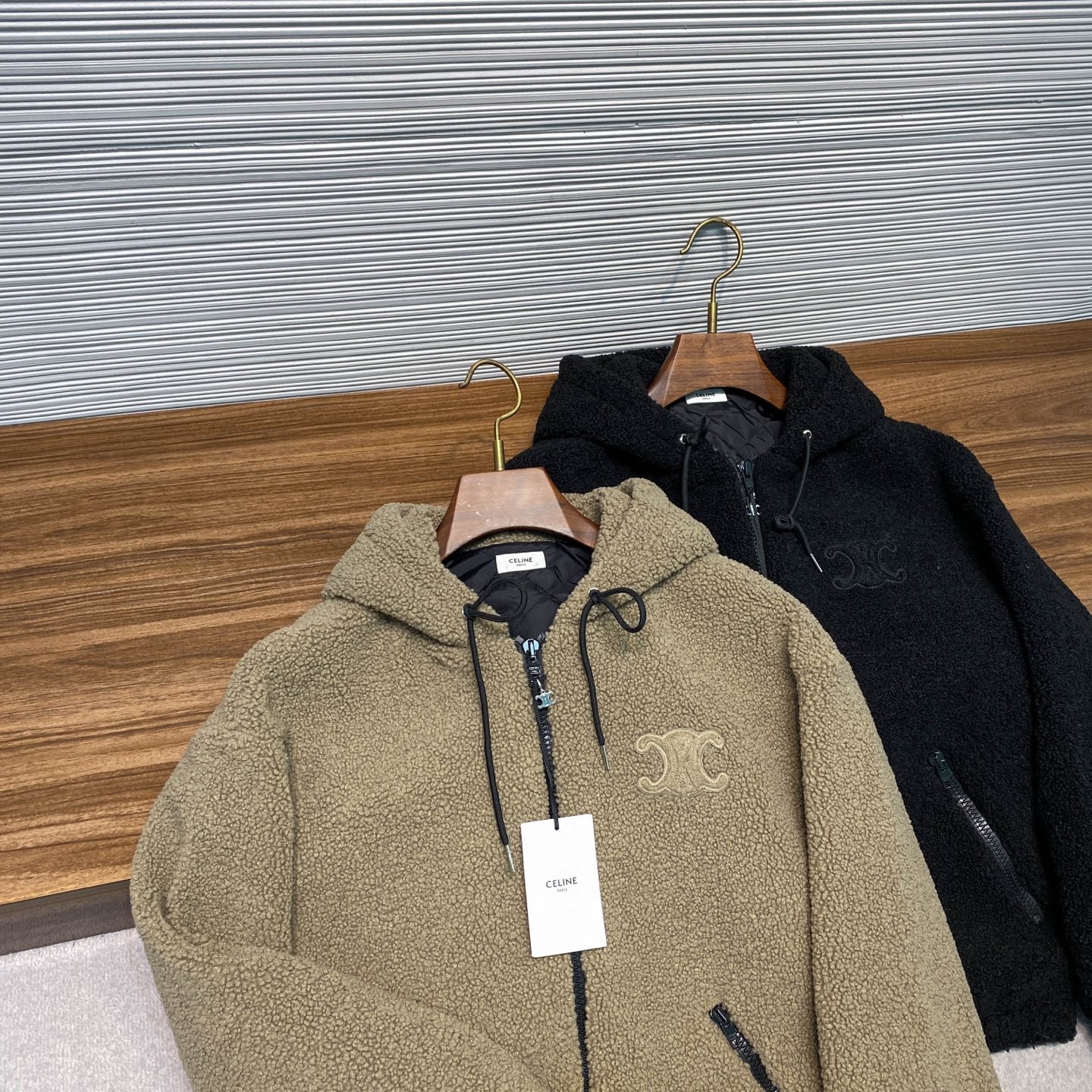램스울 퀼팅 후리스점퍼 (Lambswool quilted fleece jumper)