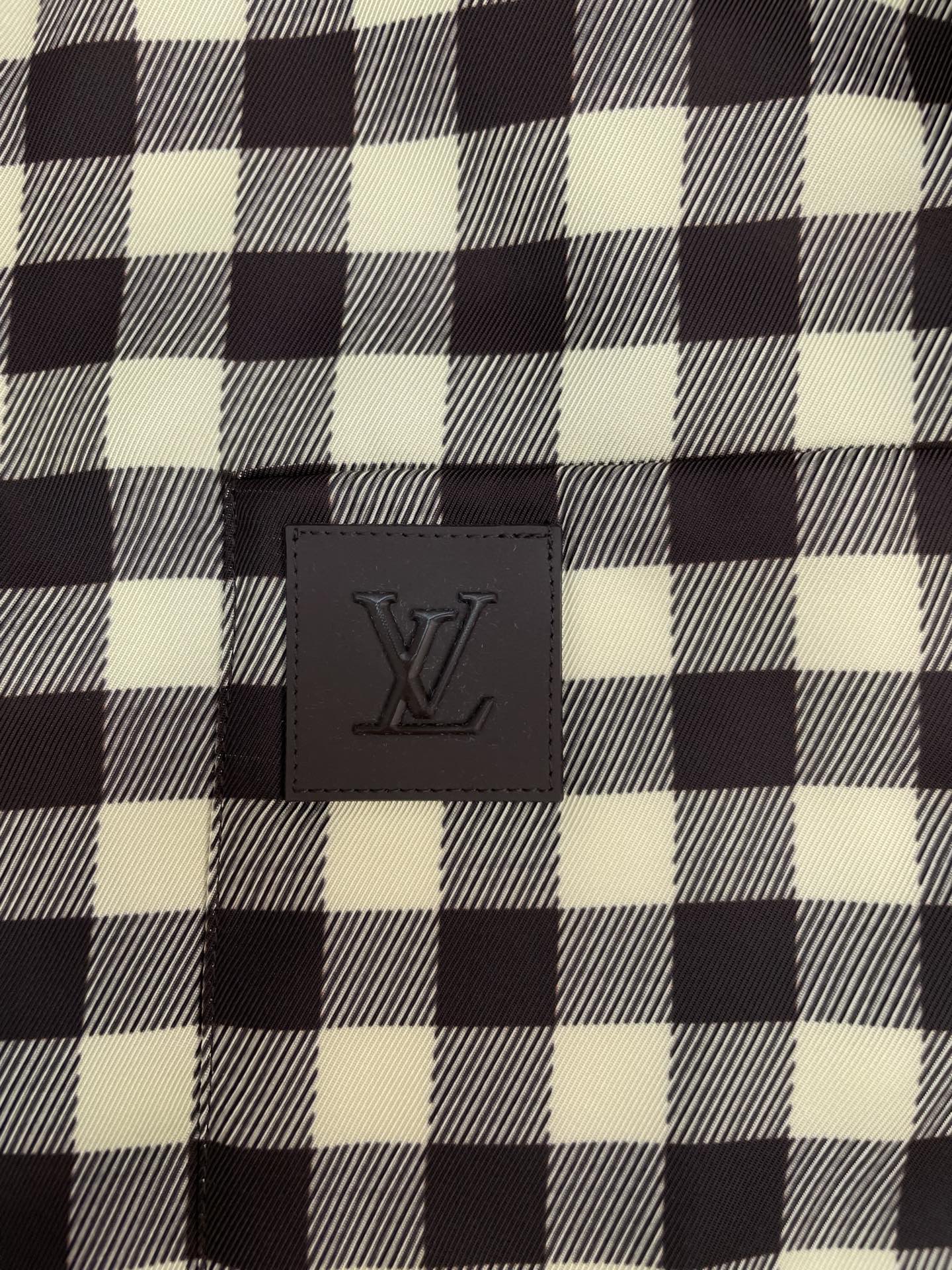 레더패치 체크 반팔셔츠 (Leather Patch Check Short Sleeve Shirt)