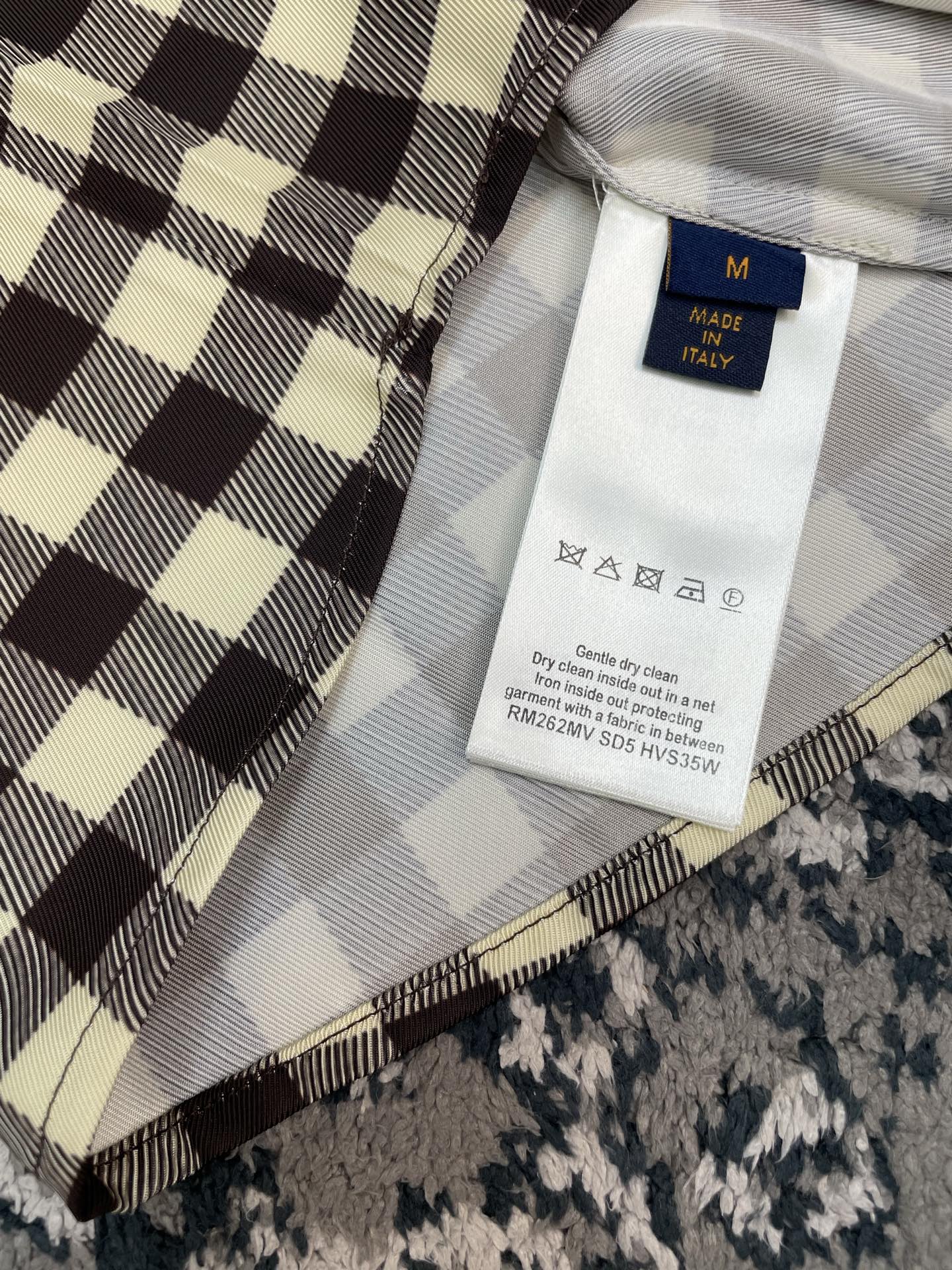 레더패치 체크 반팔셔츠 (Leather Patch Check Short Sleeve Shirt)