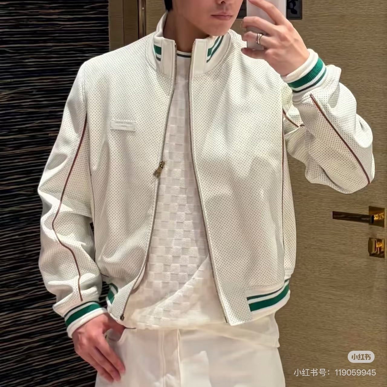 모나코 레더 트랙 자켓 (Monaco Leather Track Jacket)