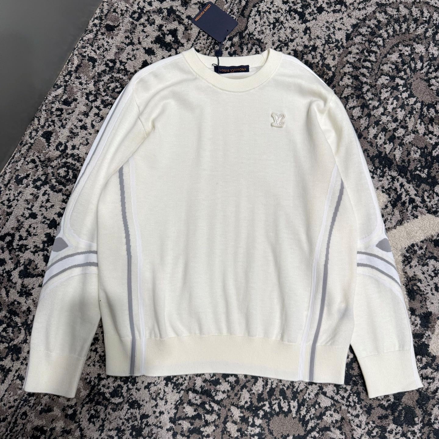 플로럴 니트티 (floral knit tee)