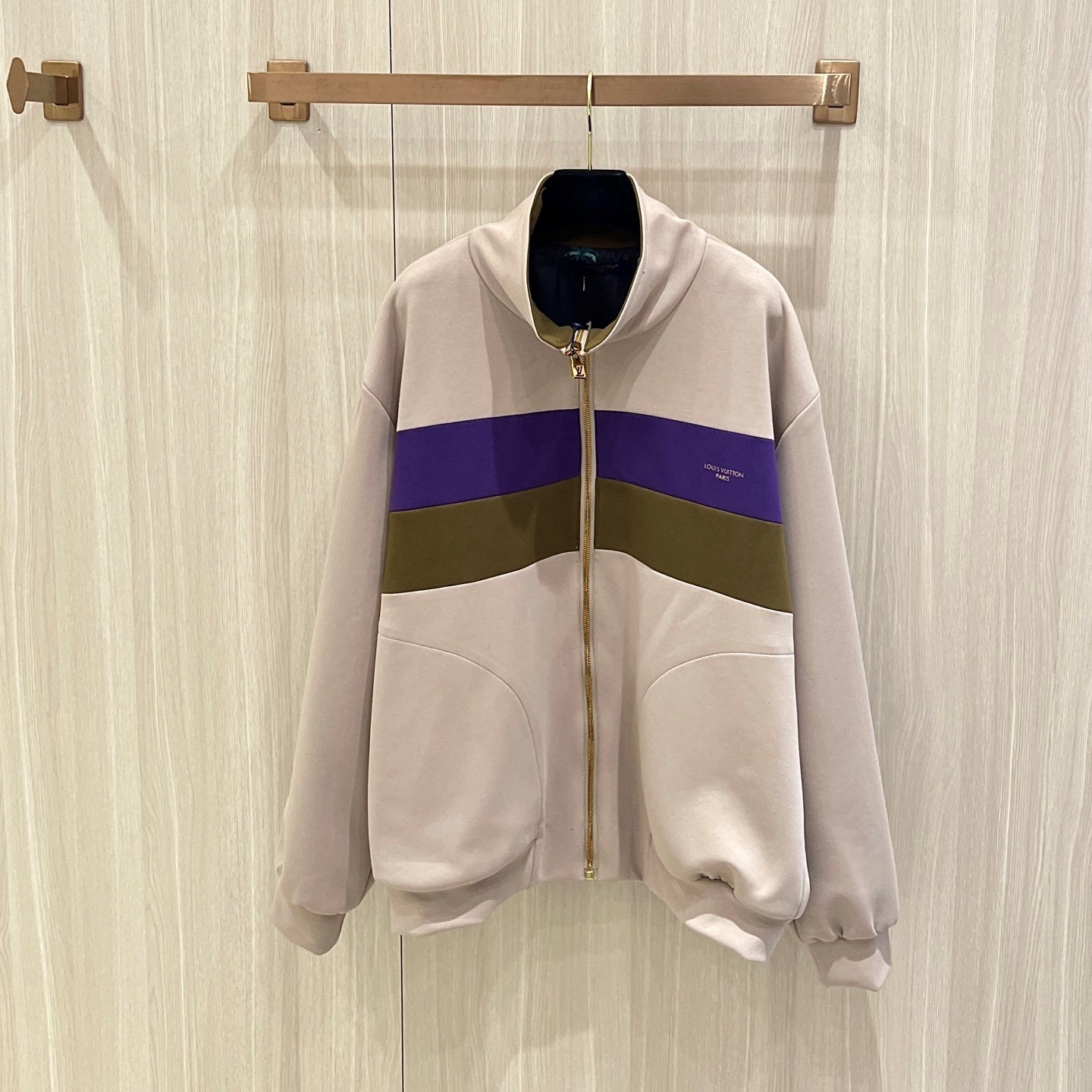 컬러 블록 자켓 (color block jacket)