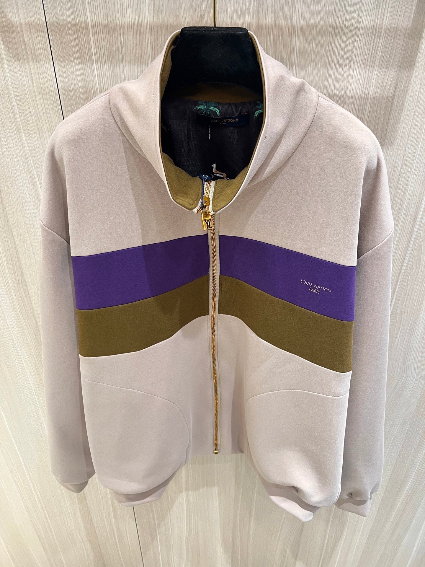 컬러 블록 자켓 (color block jacket)