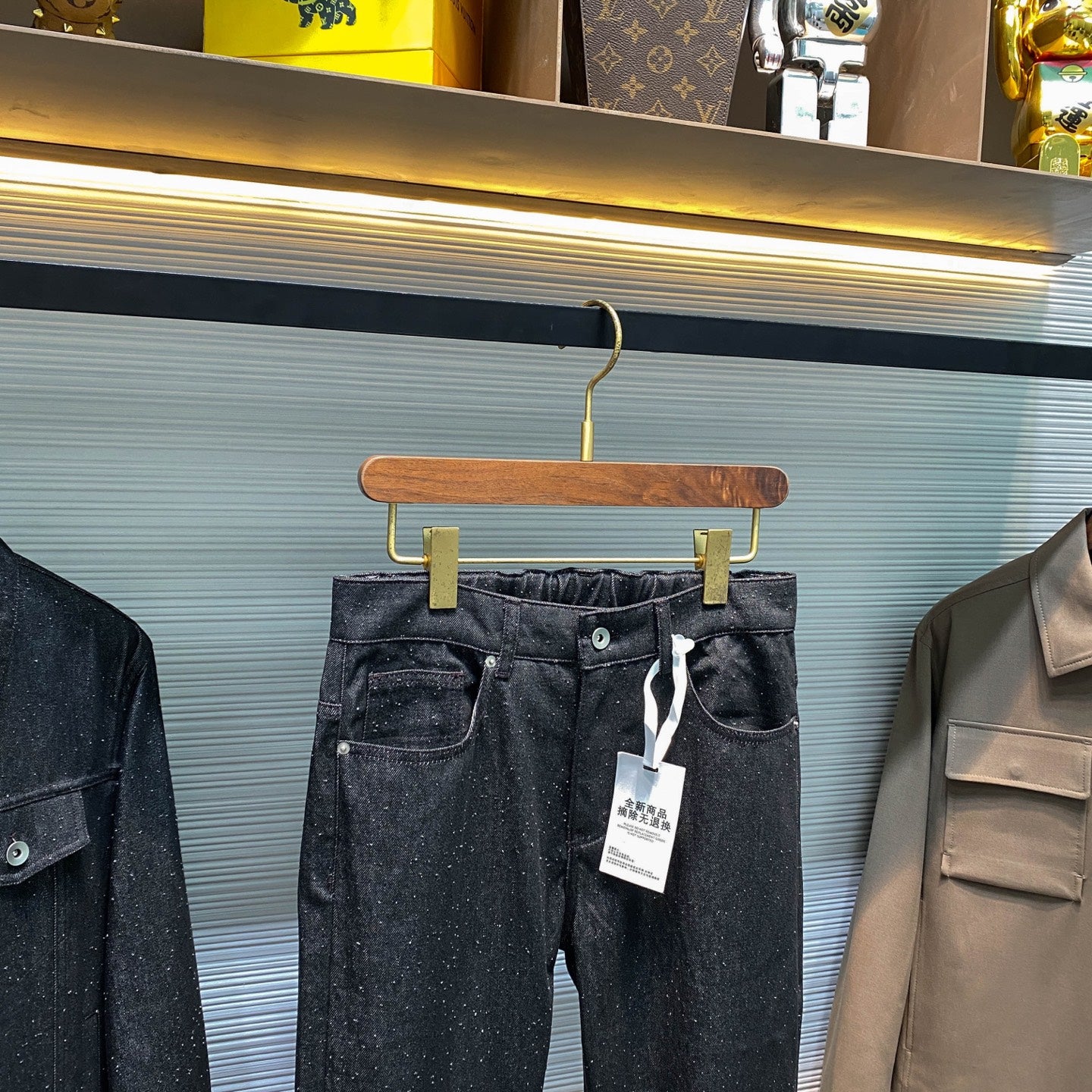 라펠 데님수트 (lapel denim suit)
