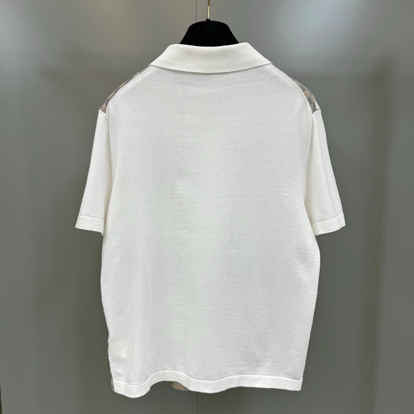 자카드 반팔 셔츠 (Jacquard short-sleeve shirt)