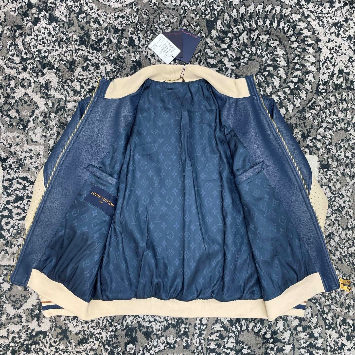 모나코 레더 트랙 자켓 (Monaco Leather Track Jacket)