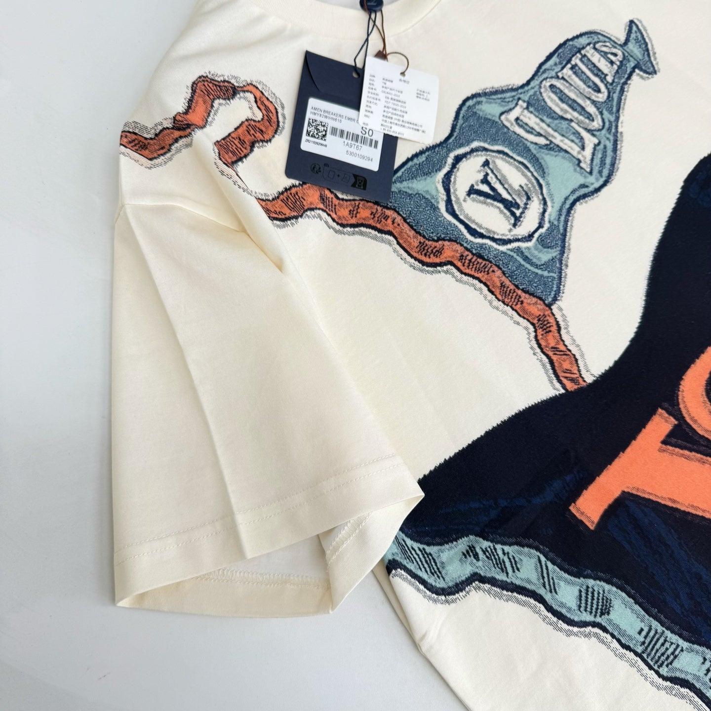 플래그 패턴 반팔티 (Flag pattern short sleeve t-shirt)